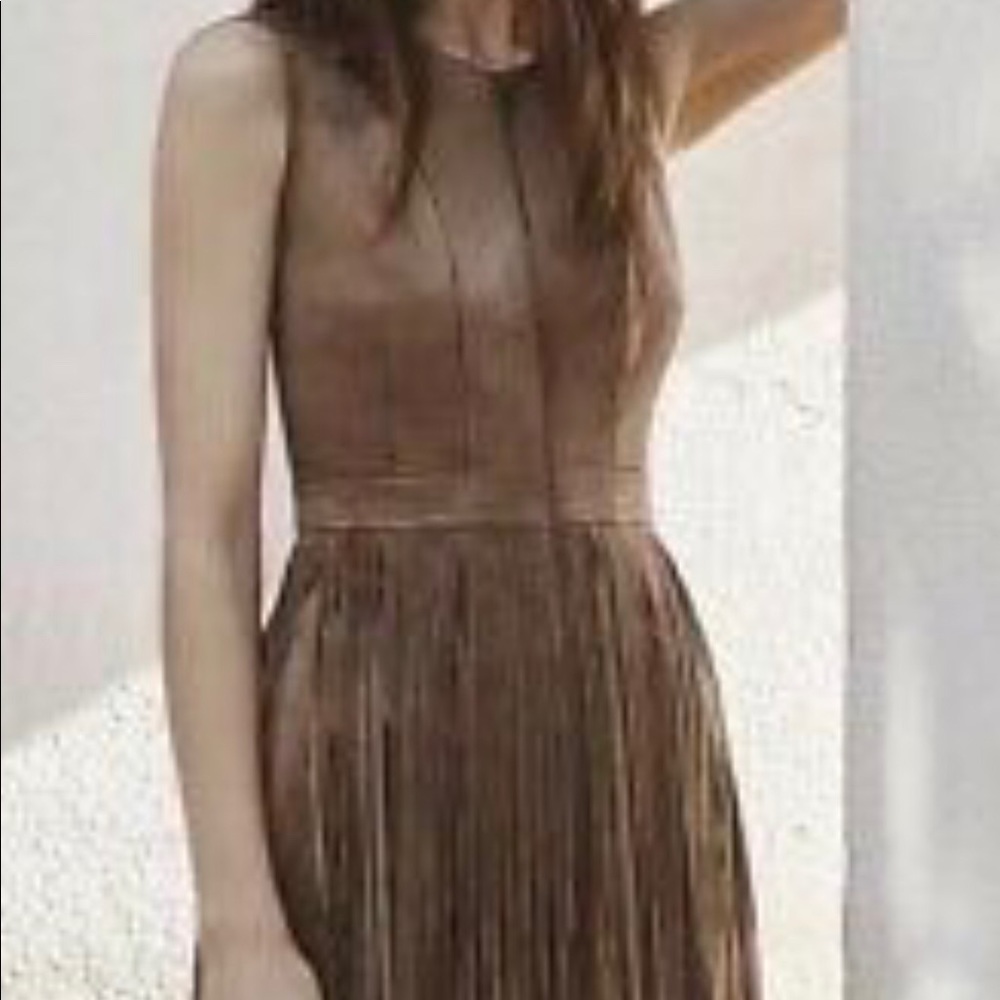 NWT - BCBG MAXAZRIA HAMLIN FAUX- SUEDE FRINGE
